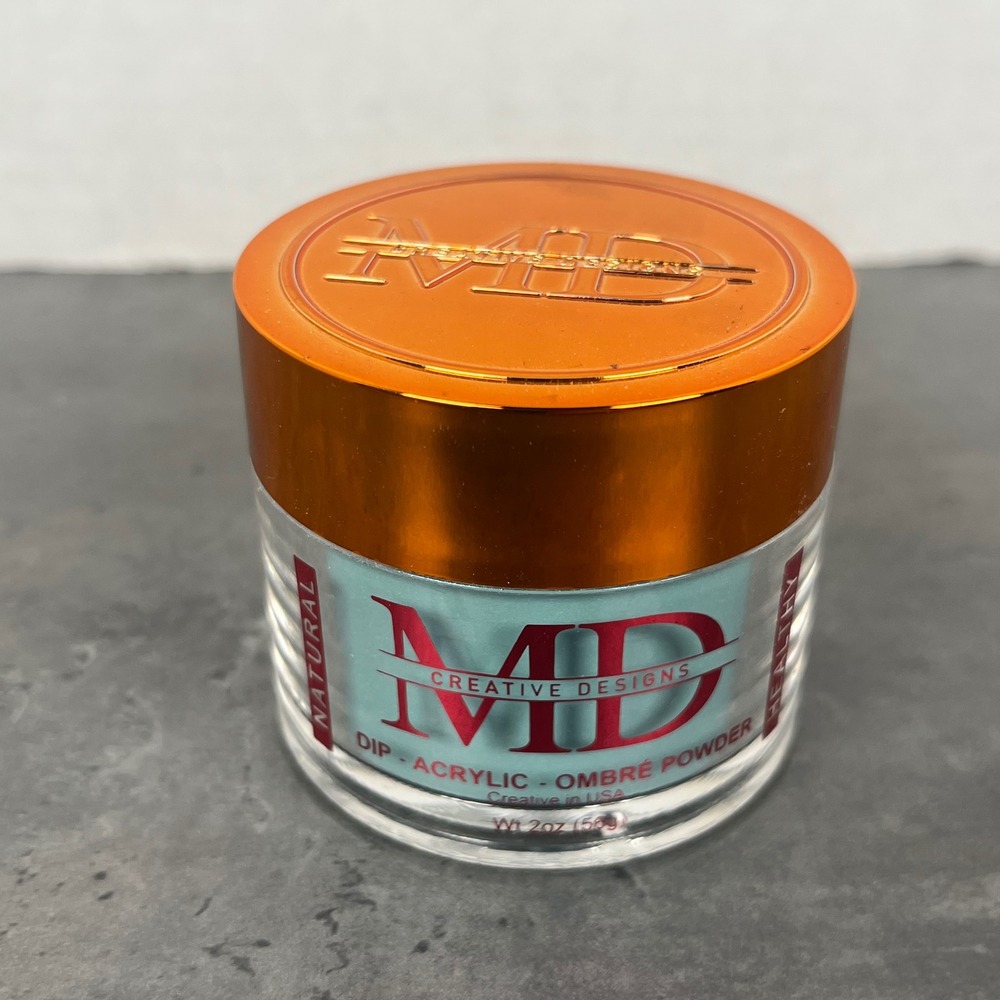 MD‎ Creative Designs Dip Acrylic Ombre Powder M008 Ocean Blue 2oz